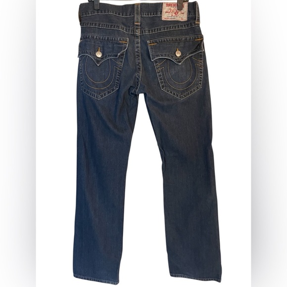 True Religion Men's Straight Leg Flap Pocket Jeans Size 33 - Picture 1 of 6